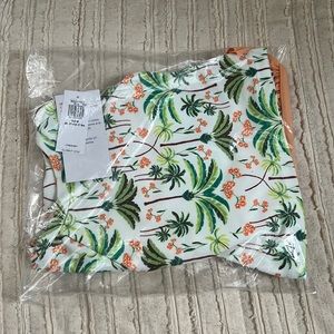 Old Navy Palm Swim Shirt and Ruffle Bottom Set